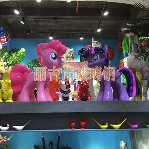 淘气猫美陈玻璃钢雕塑工艺品雕塑