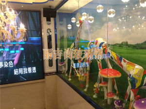 鹿群玻璃钢雕塑商场美陈
