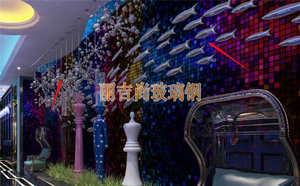 炫彩玻璃钢雕塑商场美陈