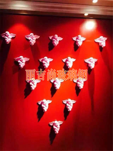 忧郁天使墙饰吊饰玻璃钢雕塑